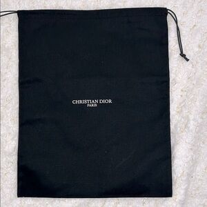 Dior Classic Black Dust Bag new‎ size 11x9